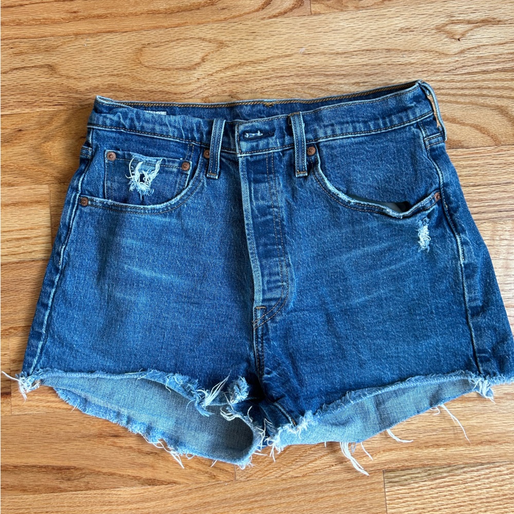 Levi's Blue Denim Shorts